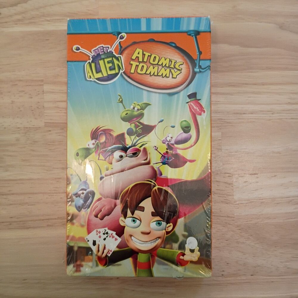 Pet Alien Atomic Tommy VHS Cartoon Movie For kids New Sealed